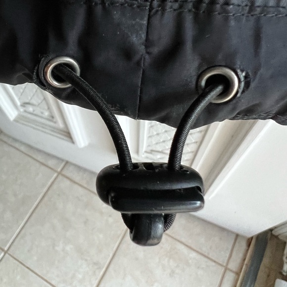 Black zippered Bomber Jacket EDC Esprit size L Vintage - Picture 8 of 14